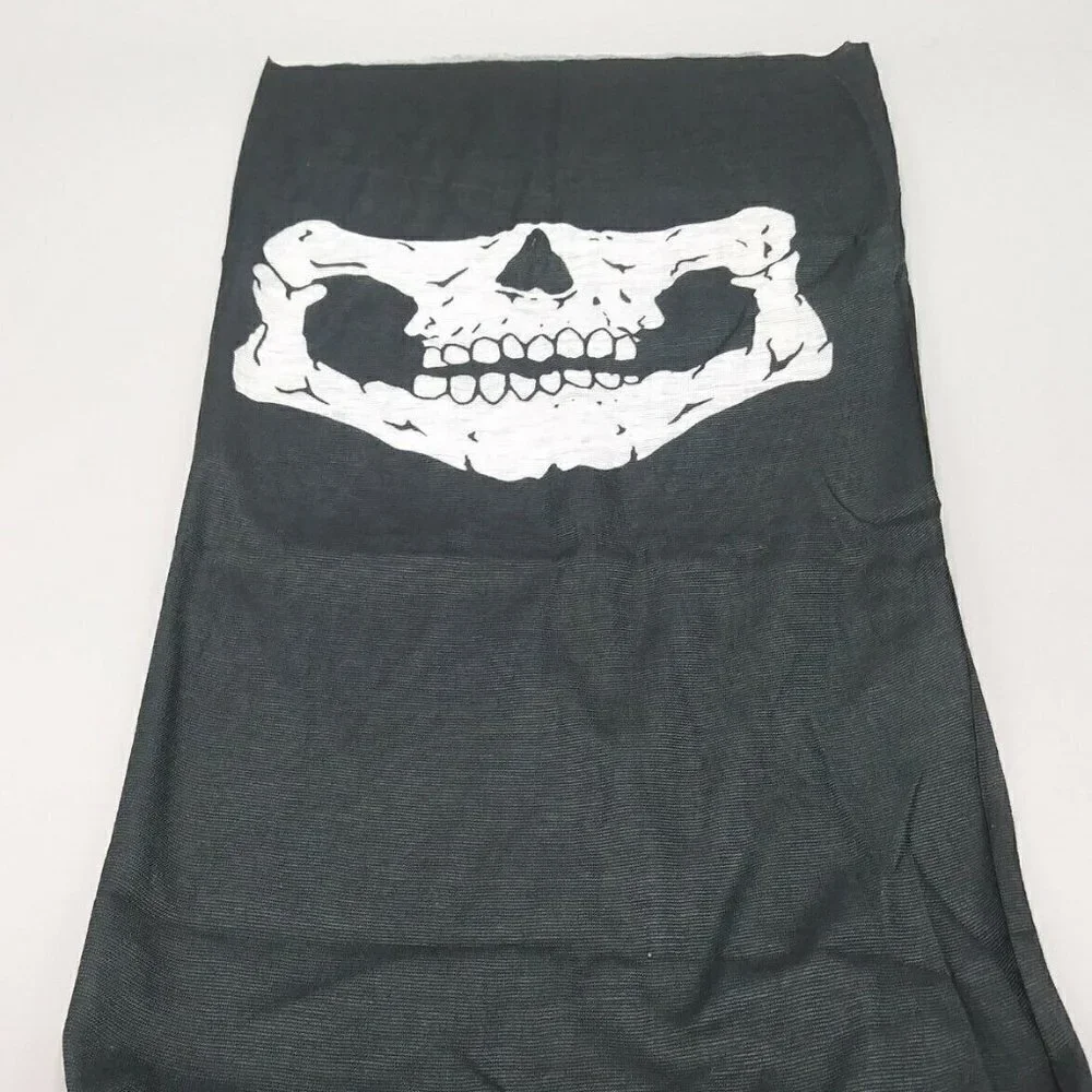 Skull Face Mask Gaiter Neck Shield Neckerchief Breathable - UNISEX -NEW - FIRM